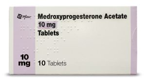 Provera (Medroxyprogesterone Acetate) product photo