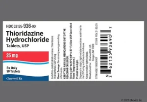 Mellaril (Thioridazine) product photo