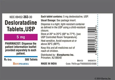 Clarinex (Desloratadine) product photo