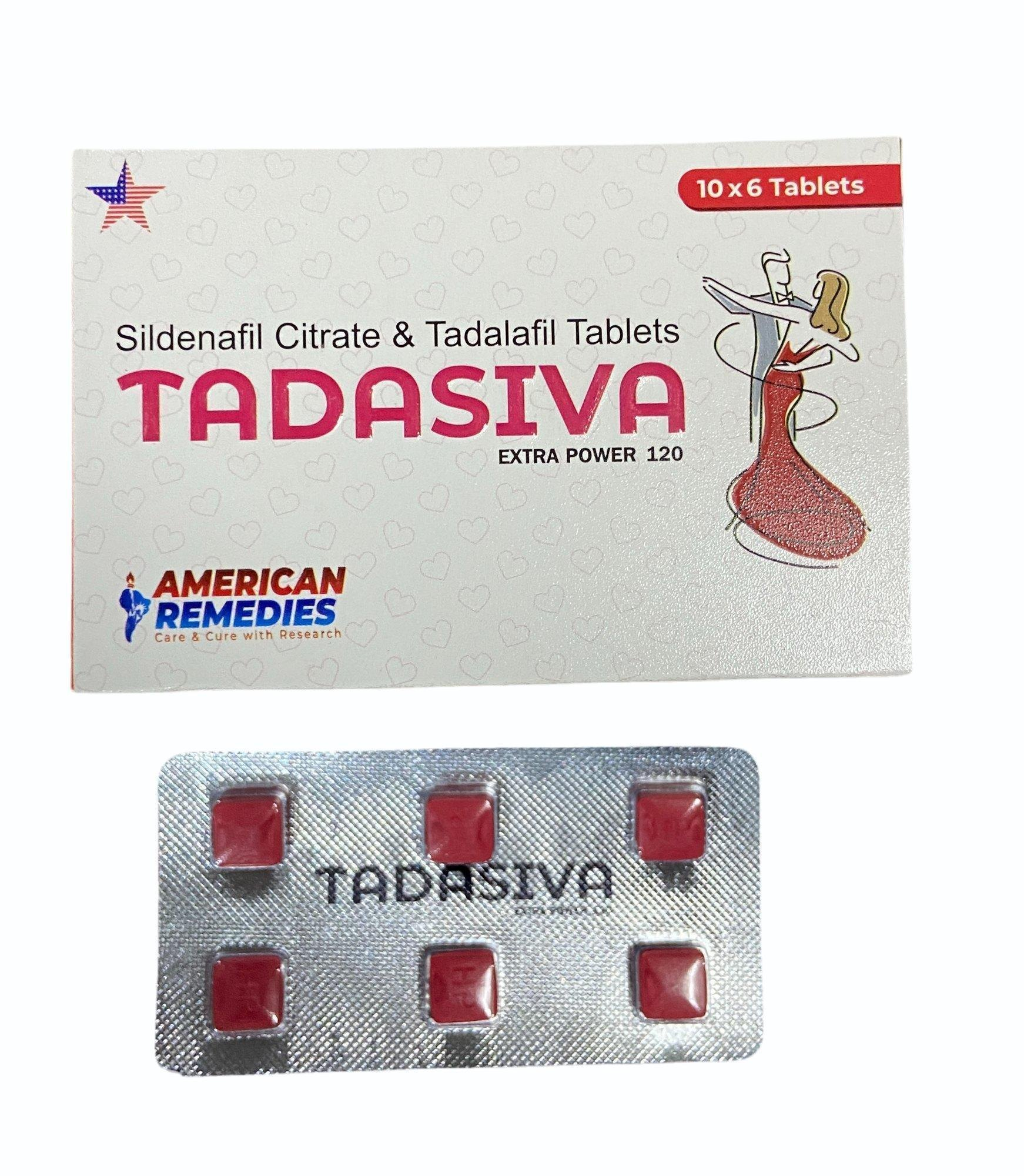 Tadasiva (Sildenafil citrate/tadalafil) product photo