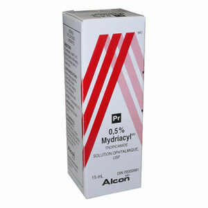 Mydriacyl (Tropicamide) product photo